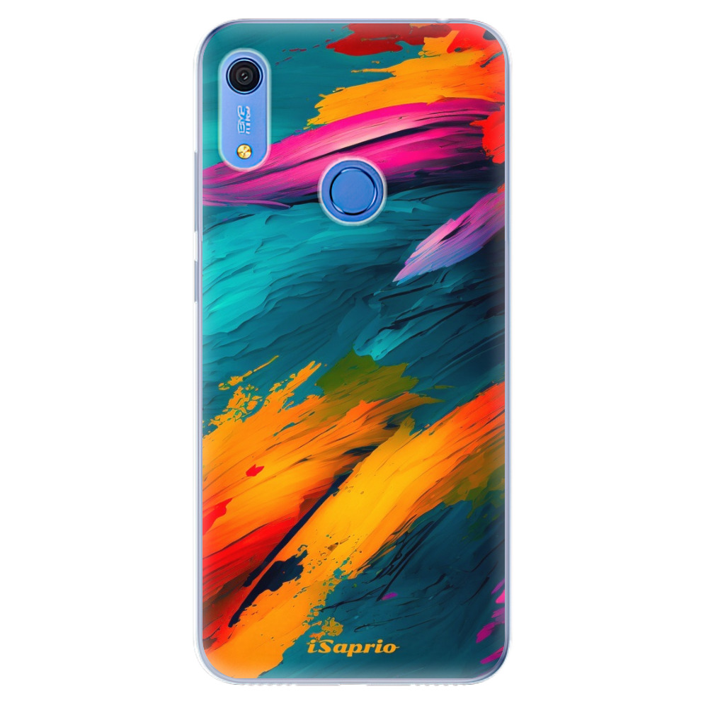 Odolné silikónové puzdro iSaprio - Blue Paint - Huawei Y6s