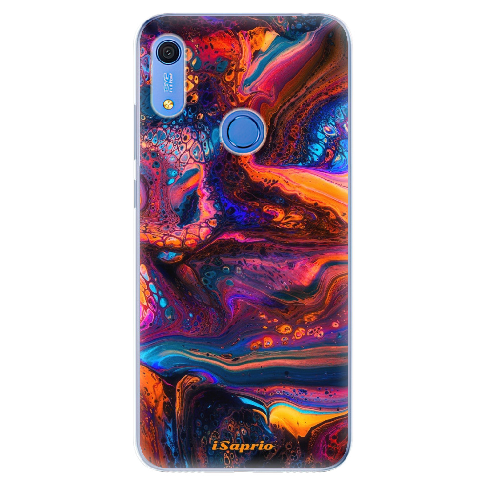 Odolné silikónové puzdro iSaprio - Abstract Paint 02 - Huawei Y6s