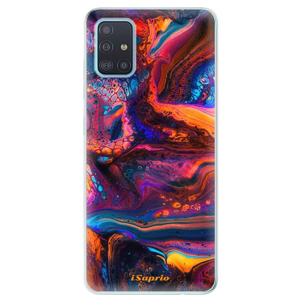 Odolné silikónové puzdro iSaprio - Abstract Paint 02 - Samsung Galaxy A51