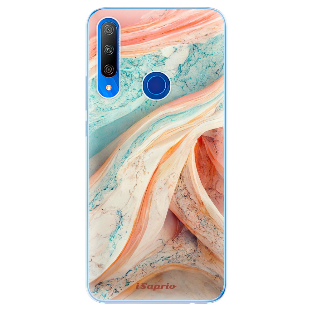 Odolné silikónové puzdro iSaprio - Orange and Blue - Huawei Honor 9X
