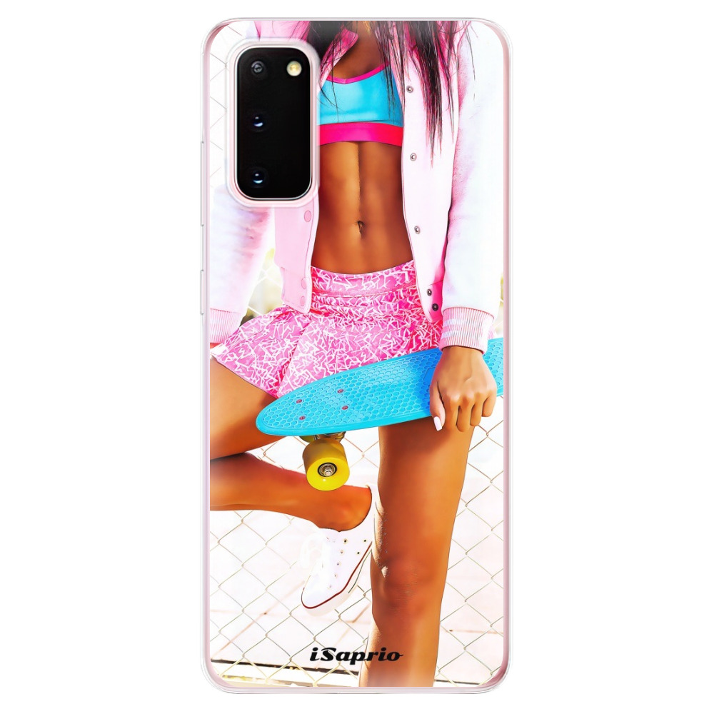 Odolné silikónové puzdro iSaprio - Skate girl 01 - Samsung Galaxy S20