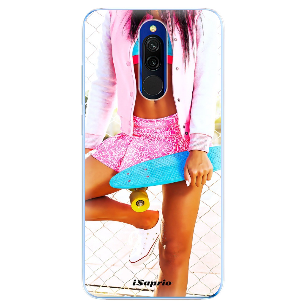 Odolné silikónové puzdro iSaprio - Skate girl 01 - Xiaomi Redmi 8
