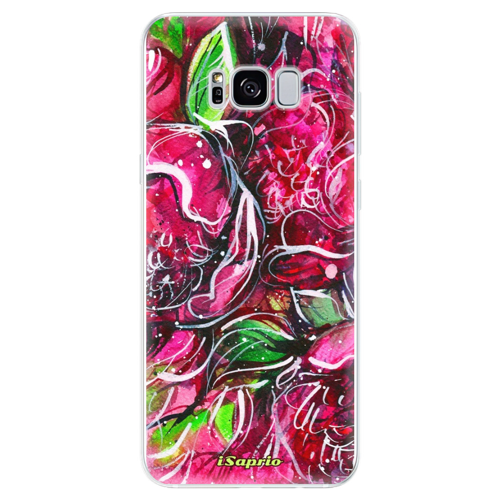 Odolné silikónové puzdro iSaprio - Burgundy - Samsung Galaxy S8