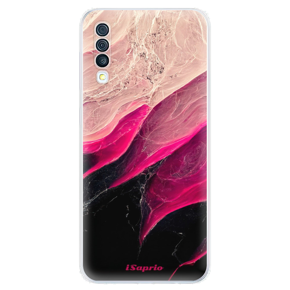 Odolné silikónové puzdro iSaprio - Black and Pink - Samsung Galaxy A50