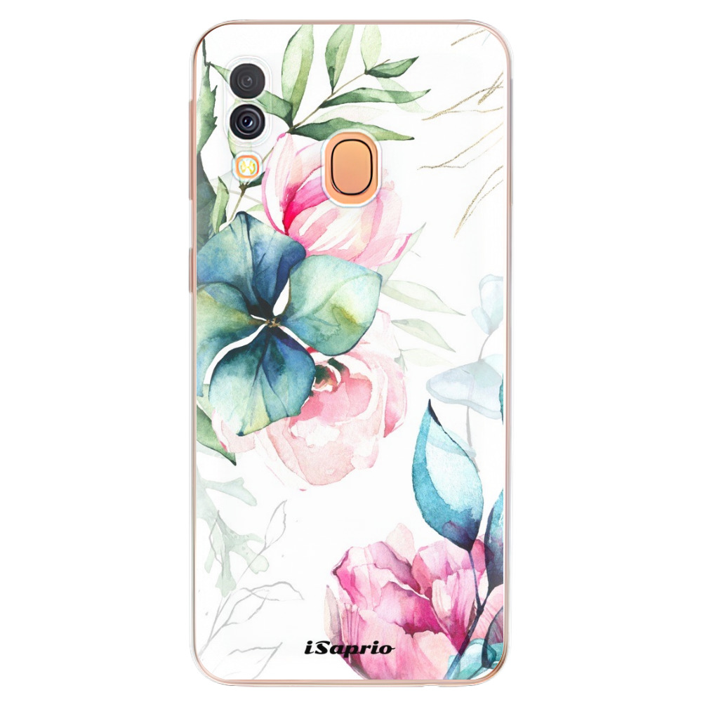 Odolné silikónové puzdro iSaprio - Flower Art 01 - Samsung Galaxy A40
