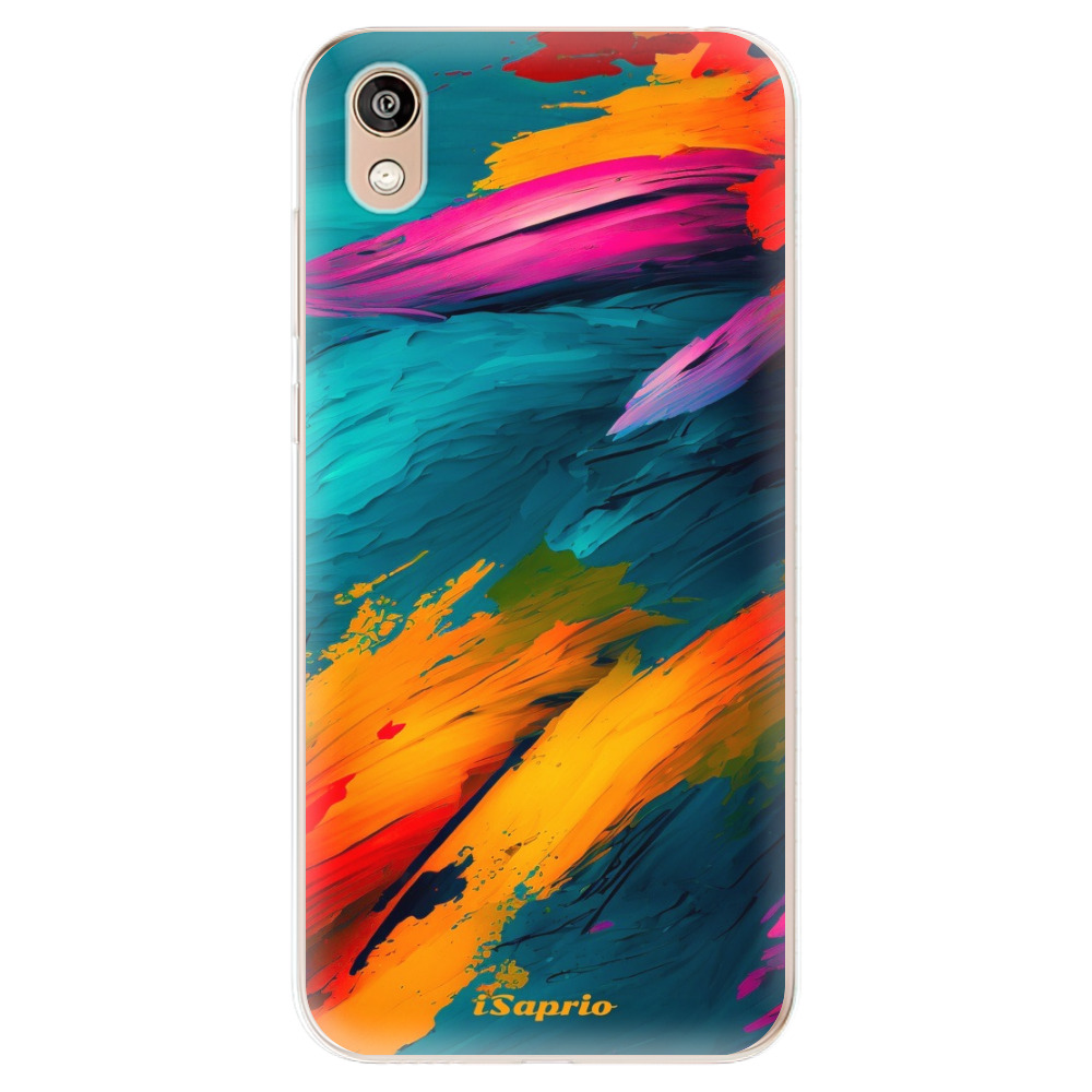 Odolné silikónové puzdro iSaprio - Blue Paint - Huawei Honor 8S