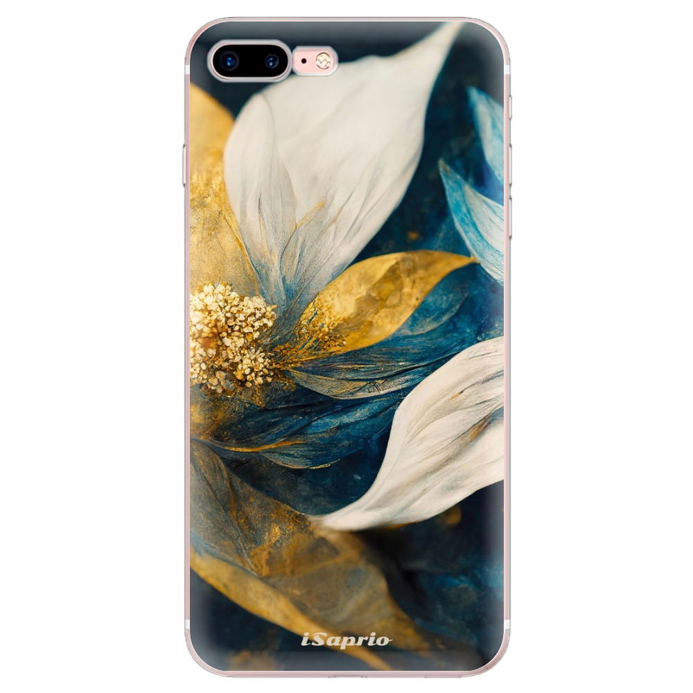 Odolné silikónové puzdro iSaprio - Gold Petals - iPhone 7 Plus