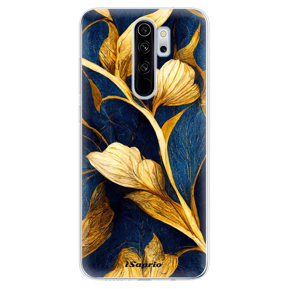 Odolné silikónové puzdro iSaprio - Gold Leaves - Xiaomi Redmi Note 8 Pro