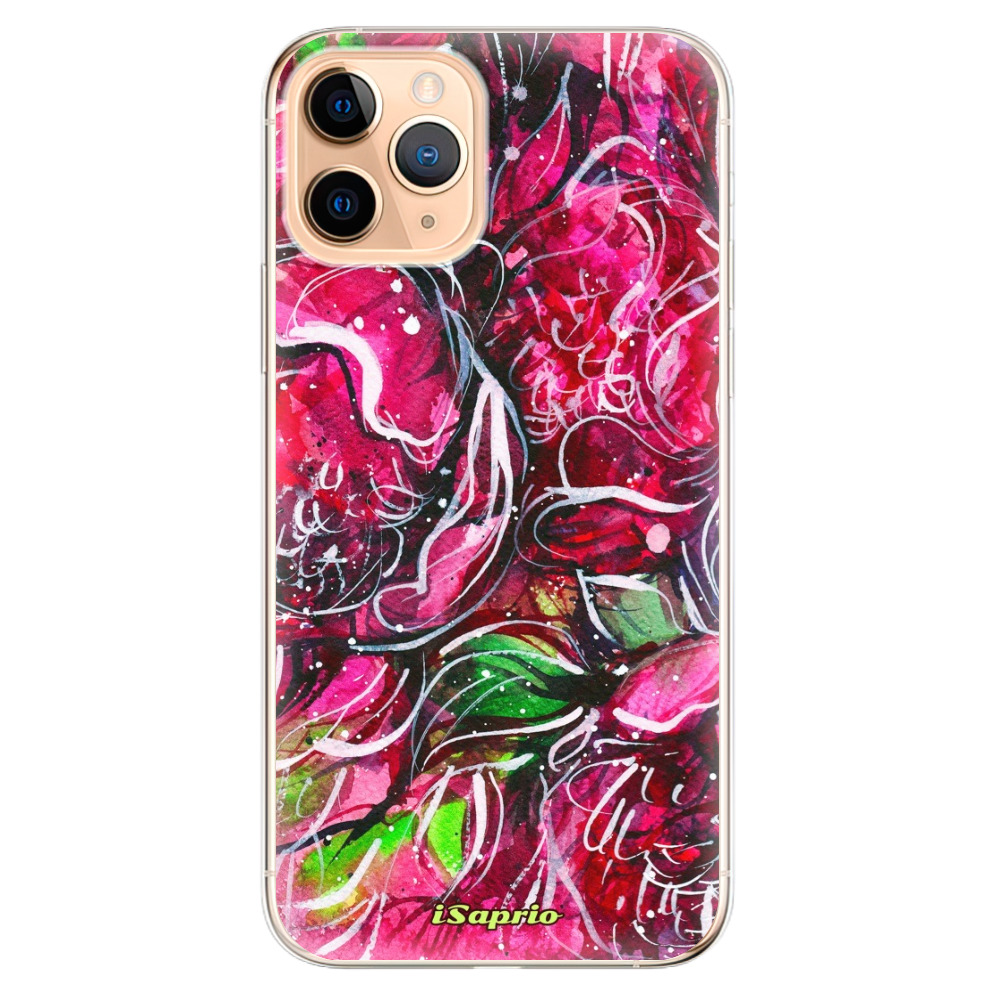 Odolné silikónové puzdro iSaprio - Burgundy - iPhone 11 Pro