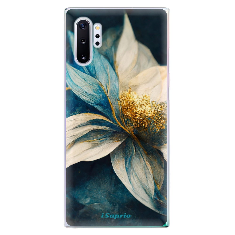 Odolné silikónové puzdro iSaprio - Blue Petals - Samsung Galaxy Note 10+