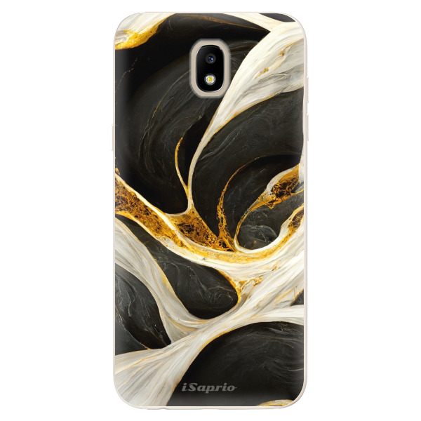 Odolné silikónové puzdro iSaprio - Black and Gold - Samsung Galaxy J5 2017