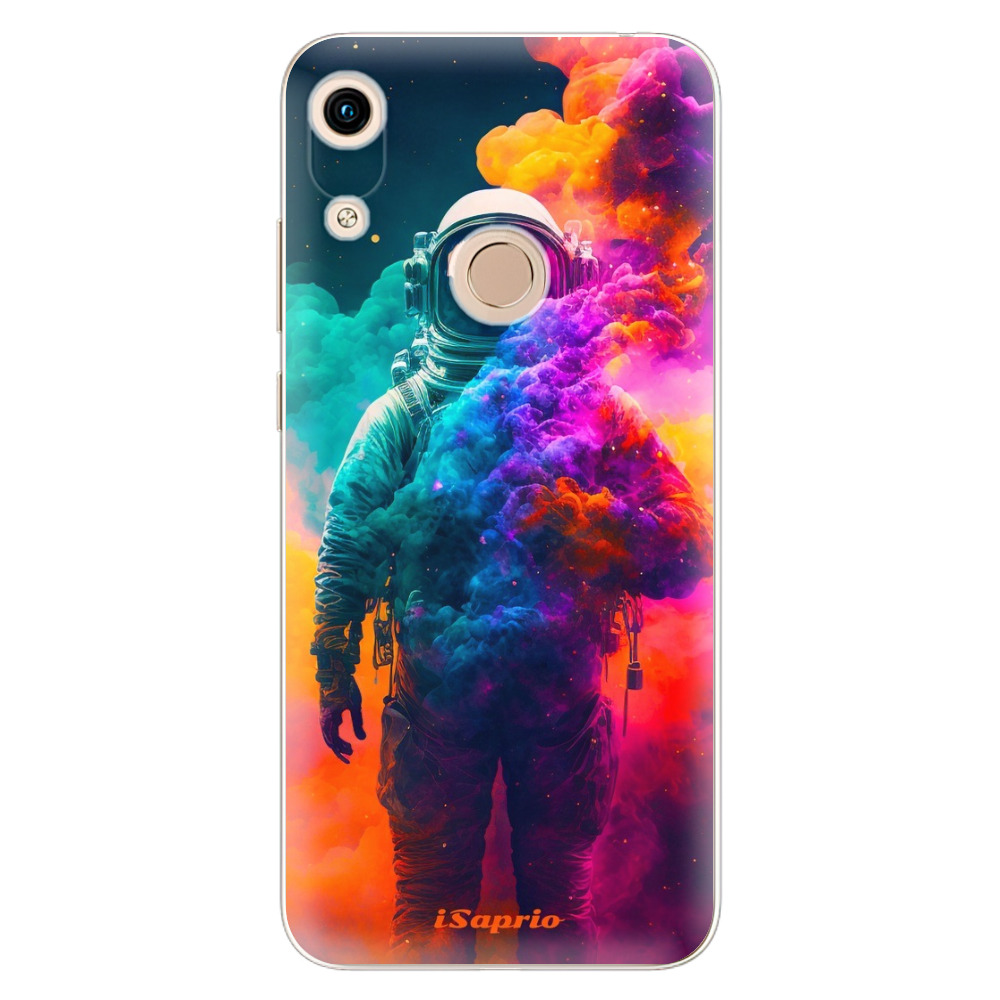 Odolné silikónové puzdro iSaprio - Astronaut in Colors - Huawei Honor 8A