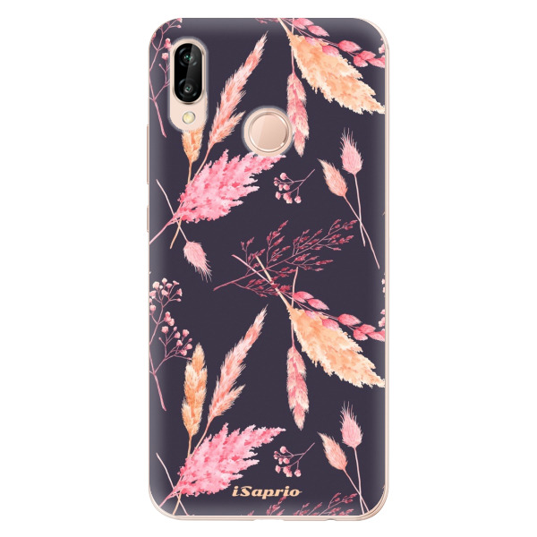 Odolné silikónové puzdro iSaprio - Herbal Pattern - Huawei P20 Lite