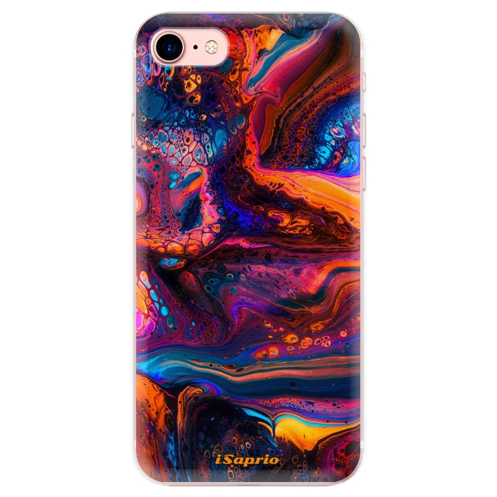Odolné silikónové puzdro iSaprio - Abstract Paint 02 - iPhone 7