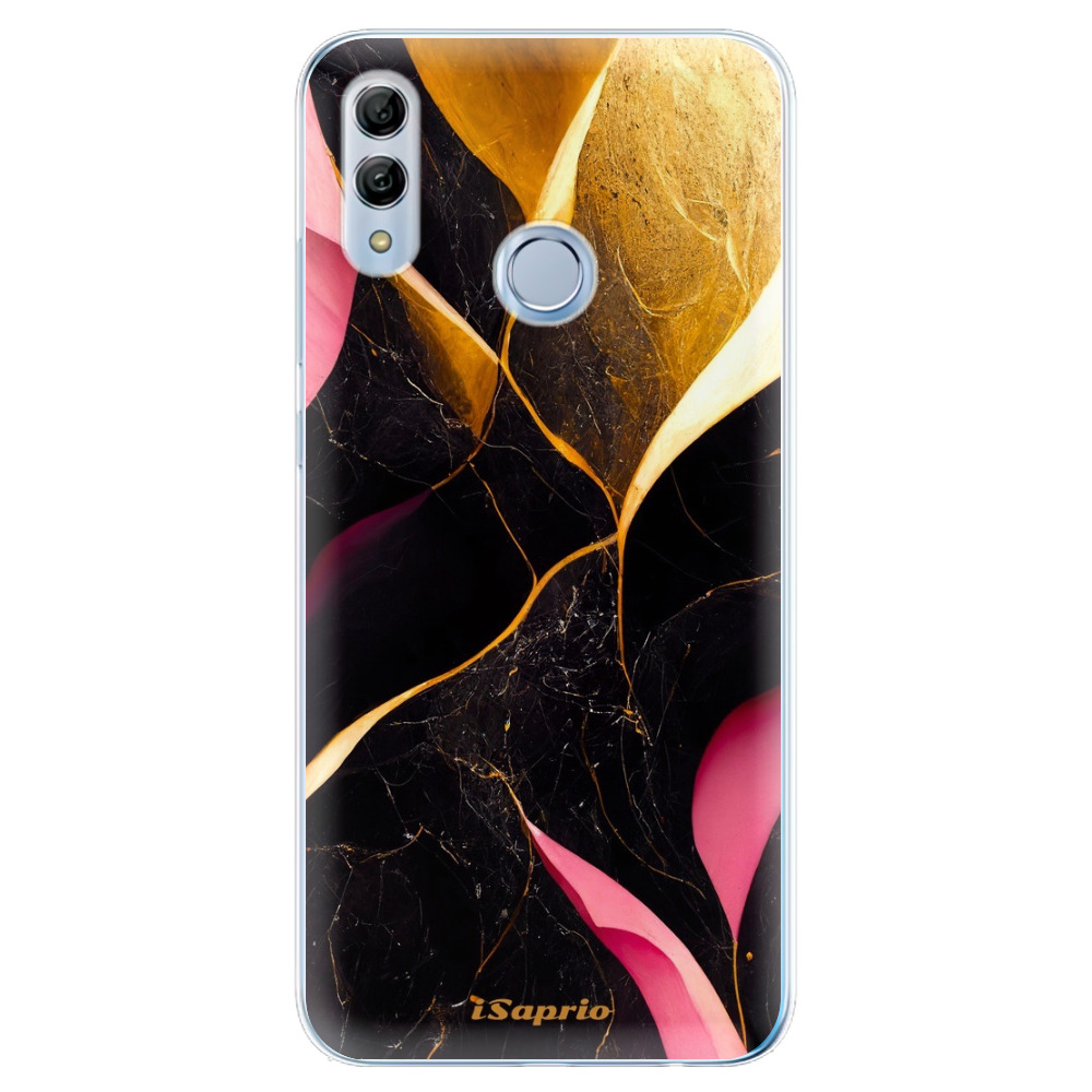 Odolné silikónové puzdro iSaprio - Gold Pink Marble - Huawei Honor 10 Lite
