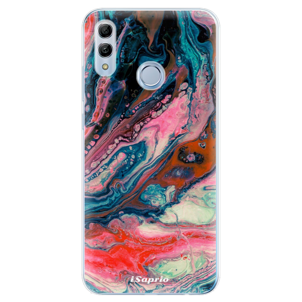 Odolné silikónové puzdro iSaprio - Abstract Paint 01 - Huawei Honor 10 Lite