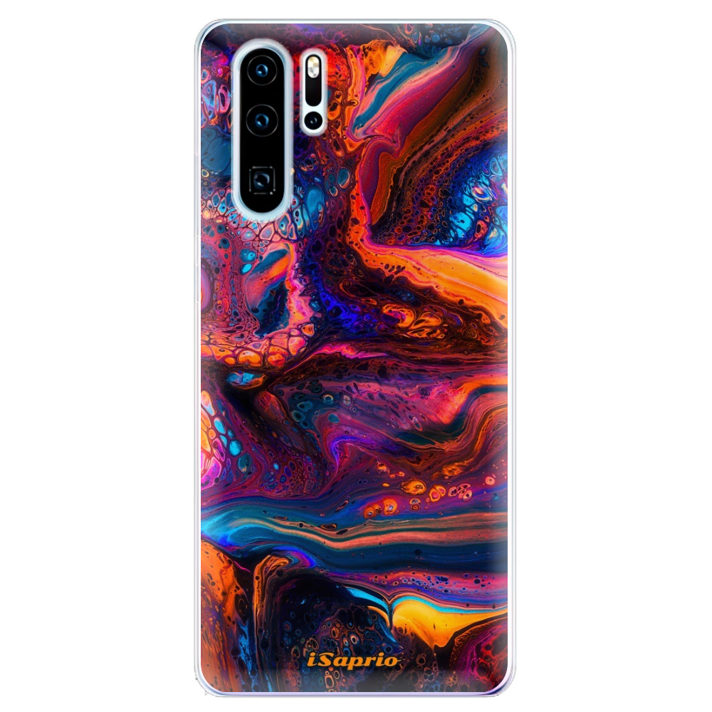 Odolné silikónové puzdro iSaprio - Abstract Paint 02 - Huawei P30 Pro