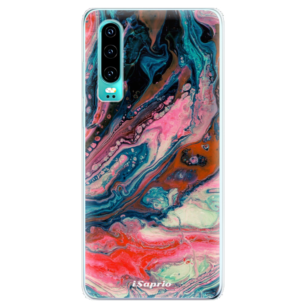 Odolné silikónové puzdro iSaprio - Abstract Paint 01 - Huawei P30