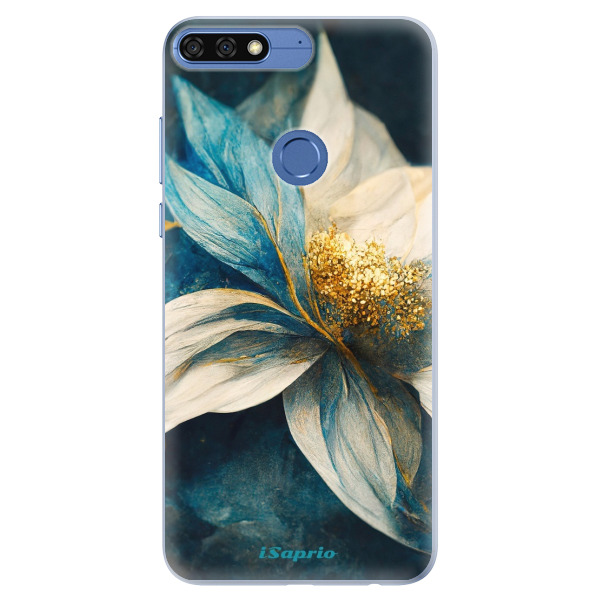 Silikónové puzdro iSaprio - Blue Petals - Huawei Honor 7C