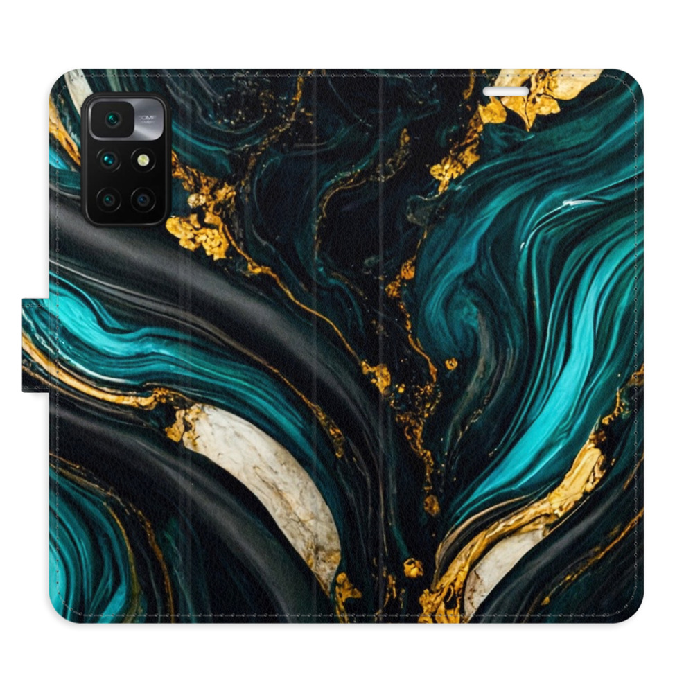 Flipové puzdro iSaprio - Dark Paint - Xiaomi Redmi 10
