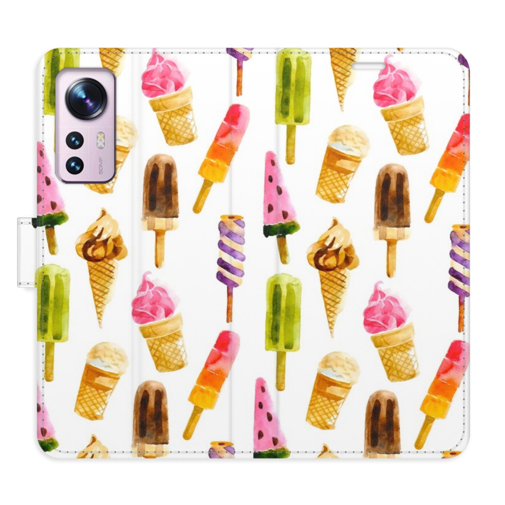 Flipové puzdro iSaprio - Ice Cream Pattern - Xiaomi 12 / 12X