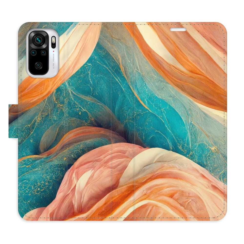 Flipové puzdro iSaprio - Blue and Orange - Xiaomi Redmi Note 10 / Note 10S