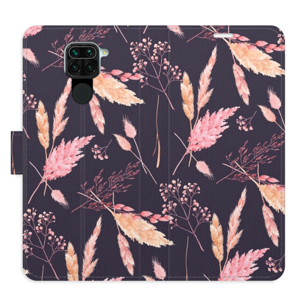 Flipové puzdro iSaprio - Ornamental Flowers 02 - Xiaomi Redmi Note 9