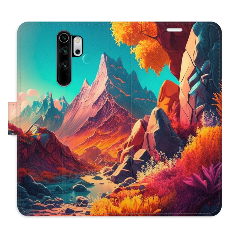 Flipové puzdro iSaprio - Colorful Mountains - Xiaomi Redmi Note 8 Pro