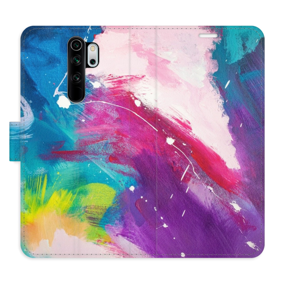 Flipové puzdro iSaprio - Abstract Paint 05 - Xiaomi Redmi Note 8 Pro