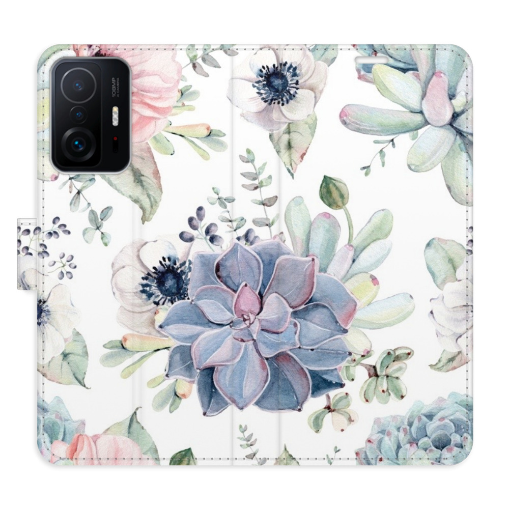 Flipové puzdro iSaprio - Succulents - Xiaomi 11T / 11T Pro