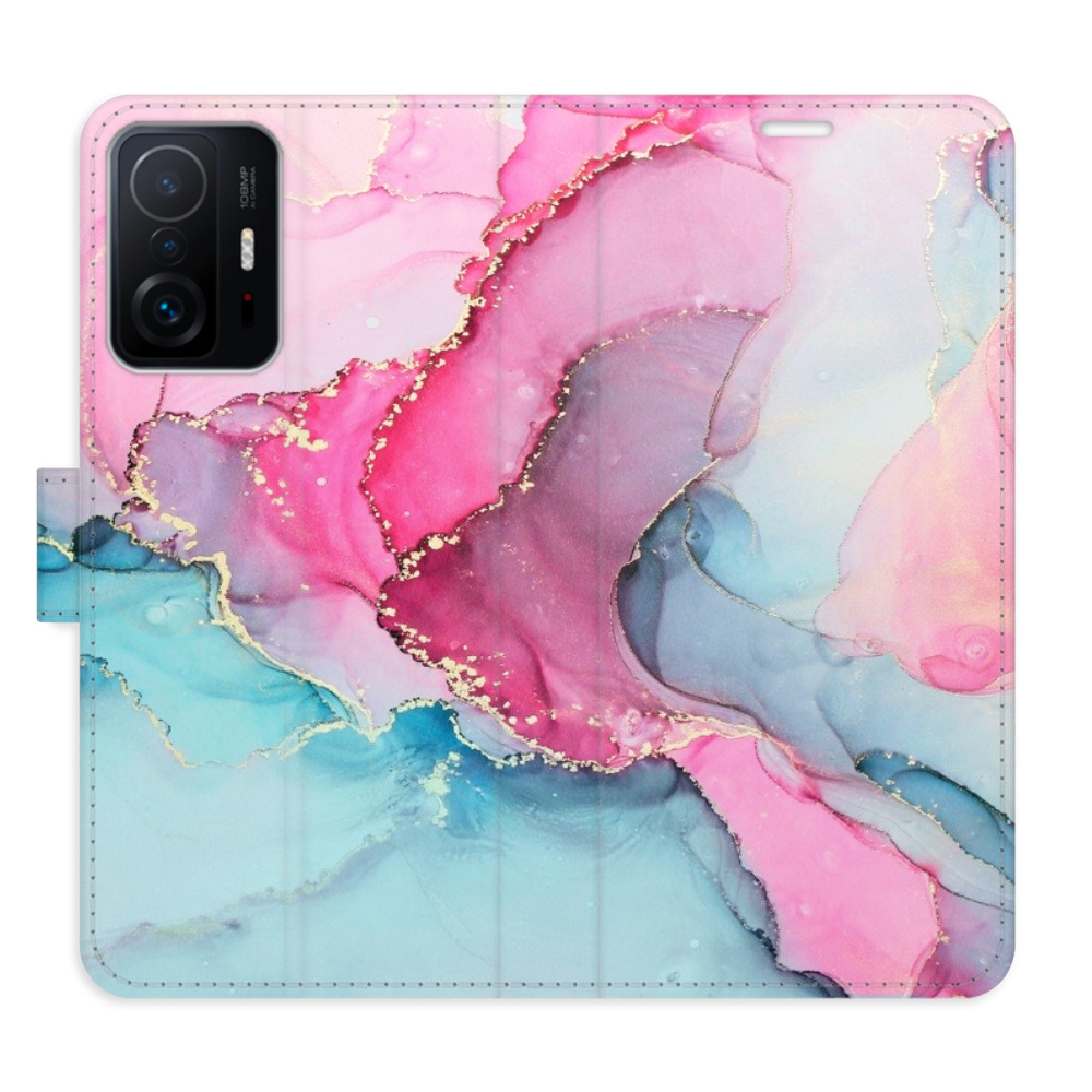 Flipové puzdro iSaprio - PinkBlue Marble - Xiaomi 11T / 11T Pro