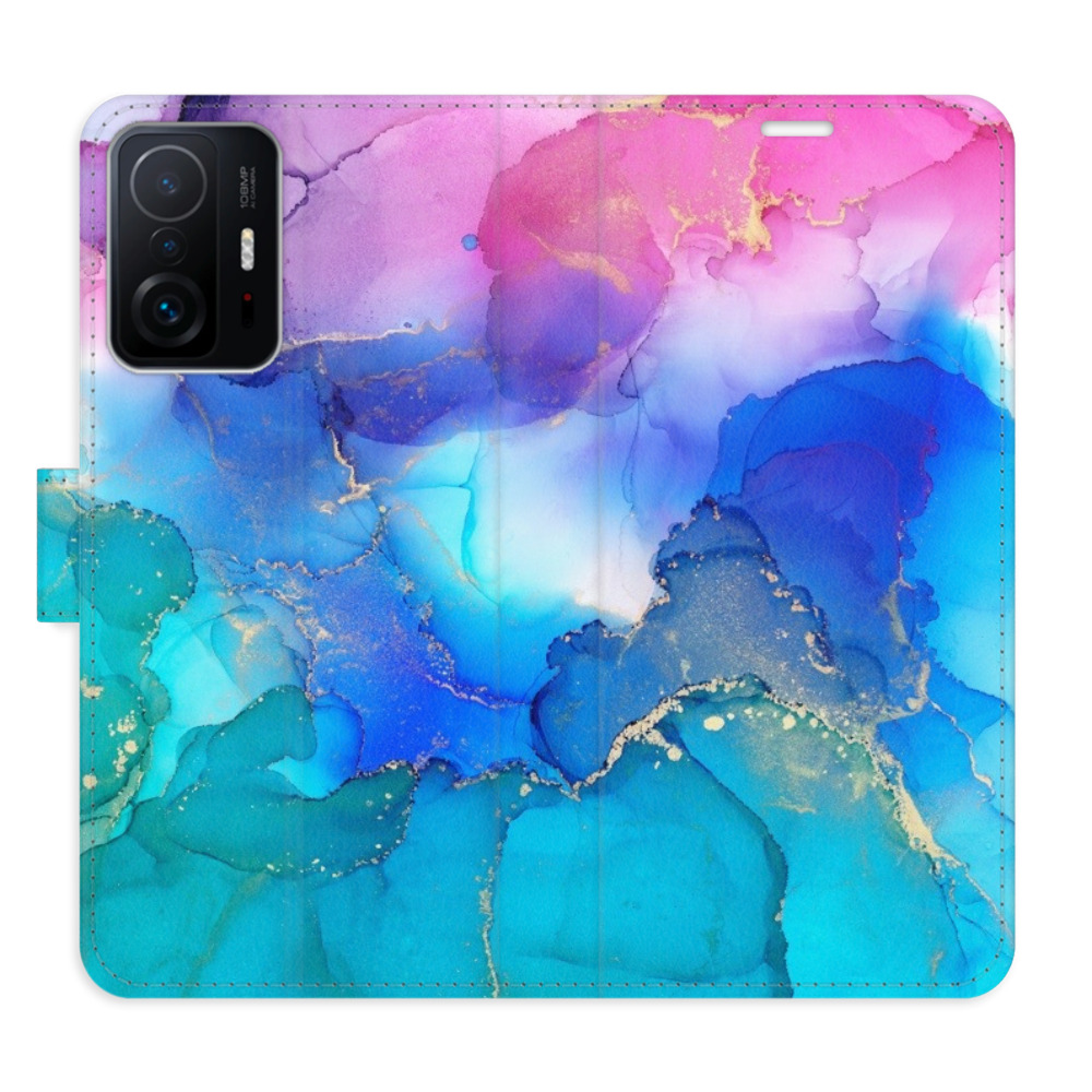 Flipové puzdro iSaprio - BluePink Paint - Xiaomi 11T / 11T Pro