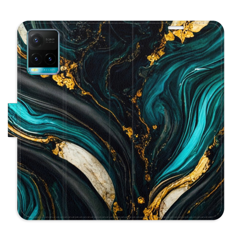 Flipové puzdro iSaprio - Dark Paint - Vivo Y21 / Y21s / Y33s