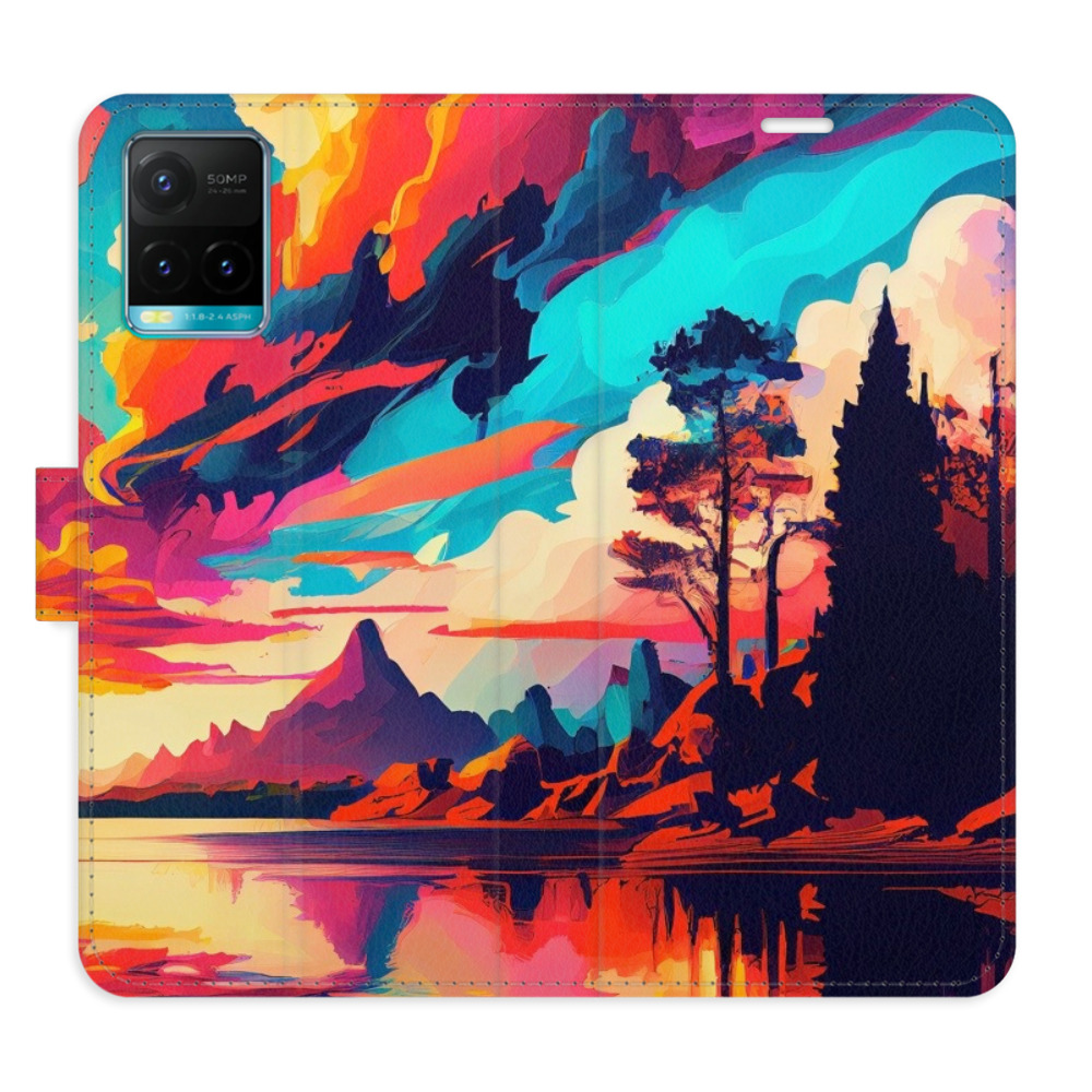 Flipové puzdro iSaprio - Colorful Mountains 02 - Vivo Y21 / Y21s / Y33s