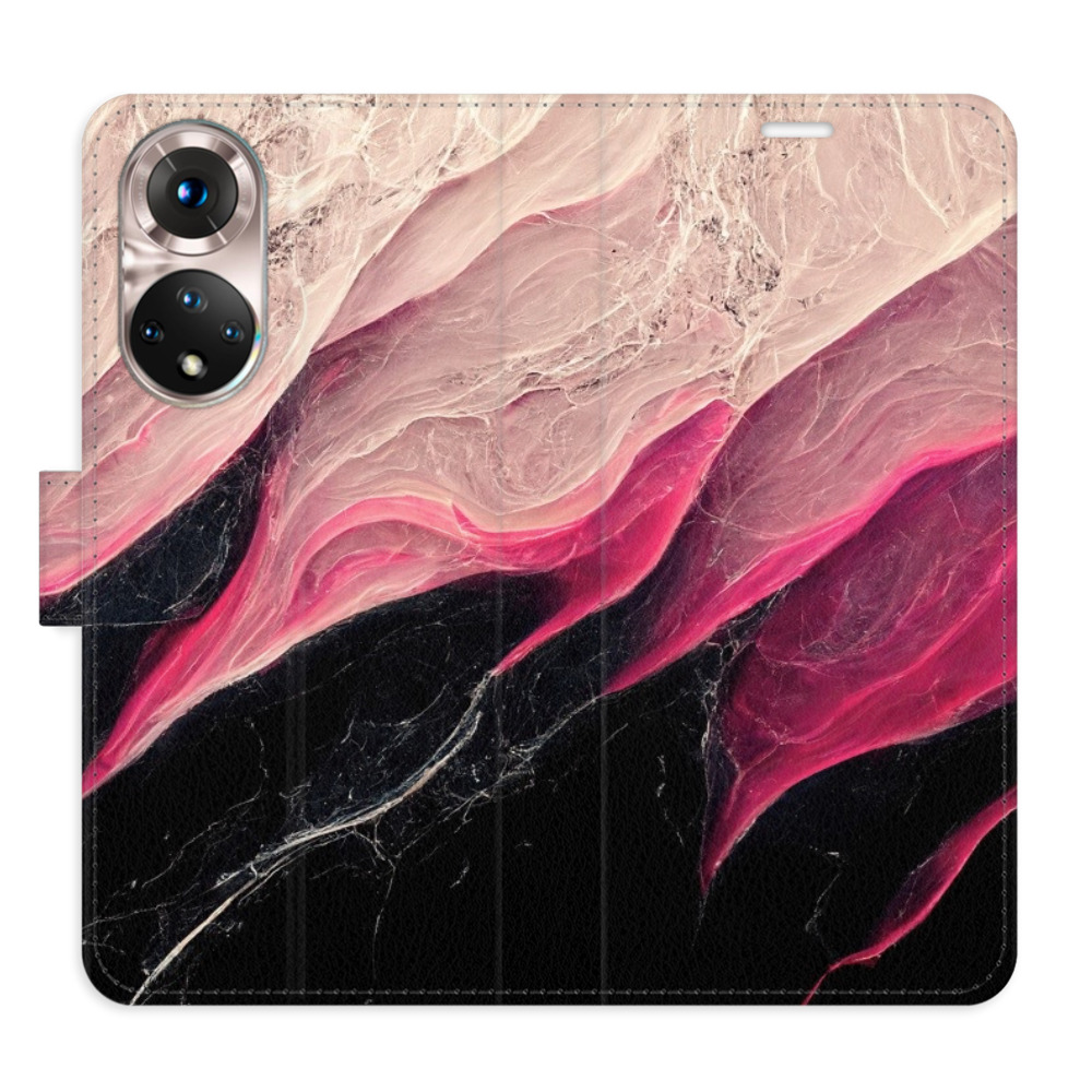Flipové puzdro iSaprio - BlackPink Marble - Honor 50 / Nova 9