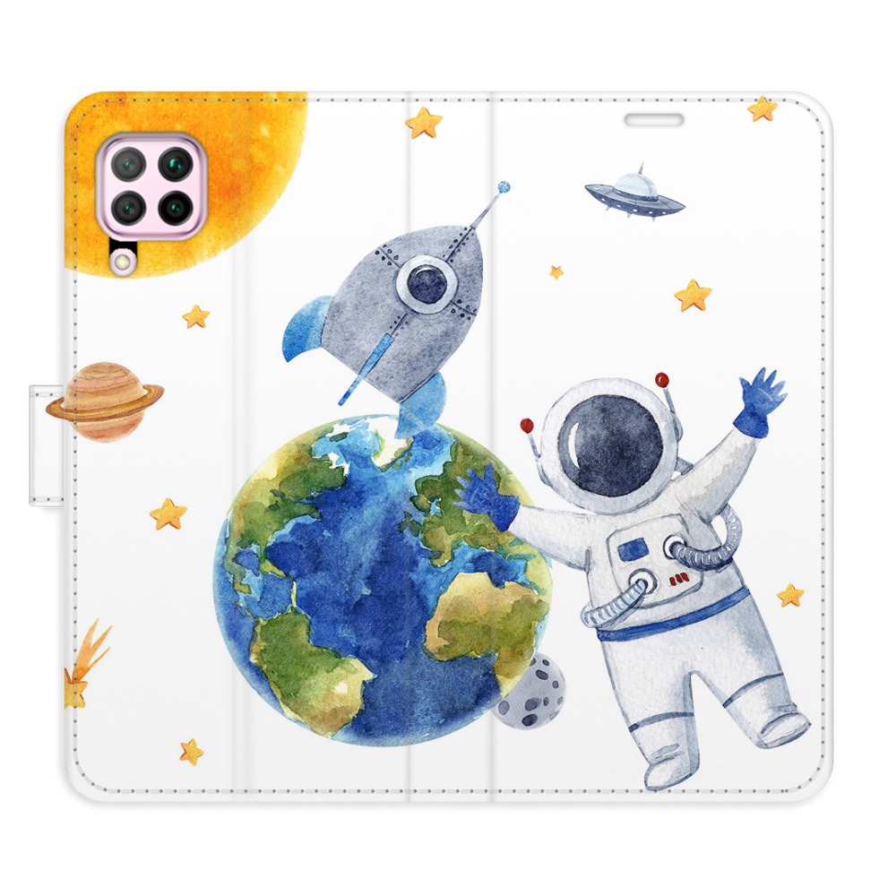 Flipové puzdro iSaprio - Space 06 - Huawei P40 Lite