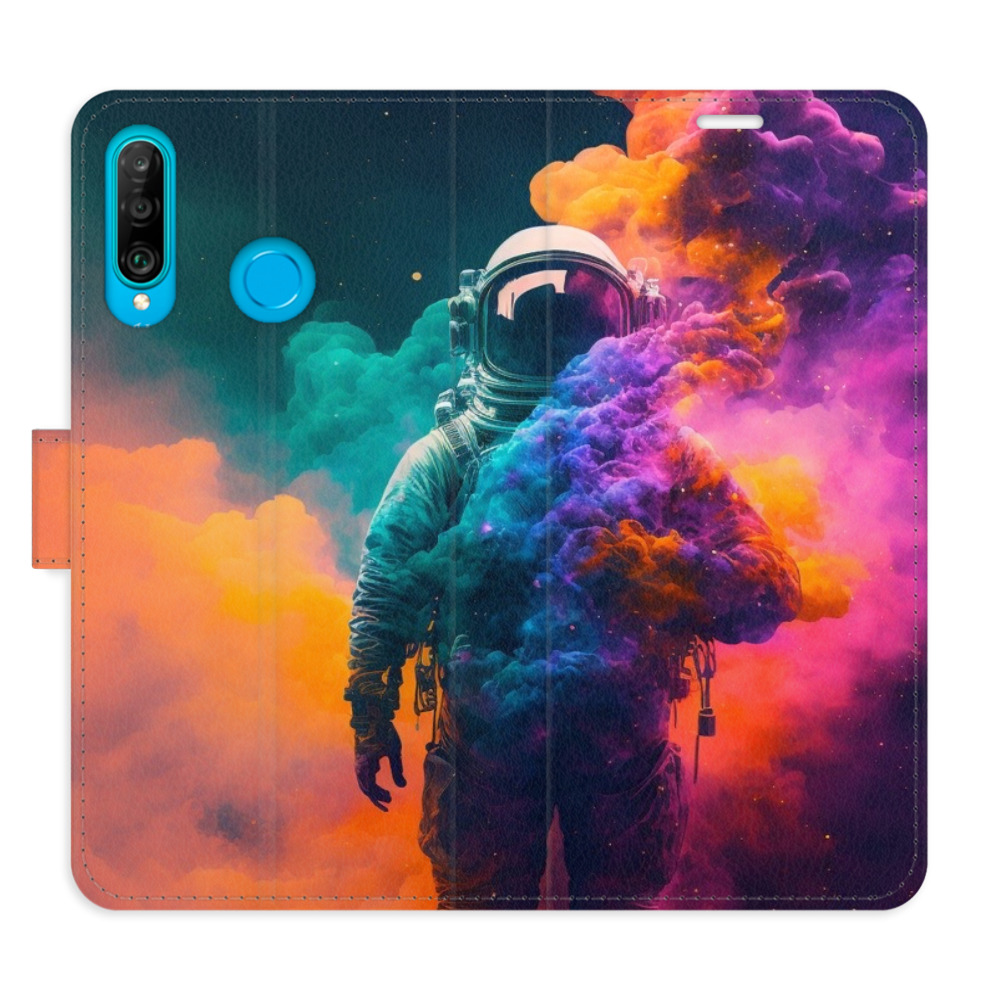 Flipové puzdro iSaprio - Astronaut in Colours 02 - Huawei P30 Lite