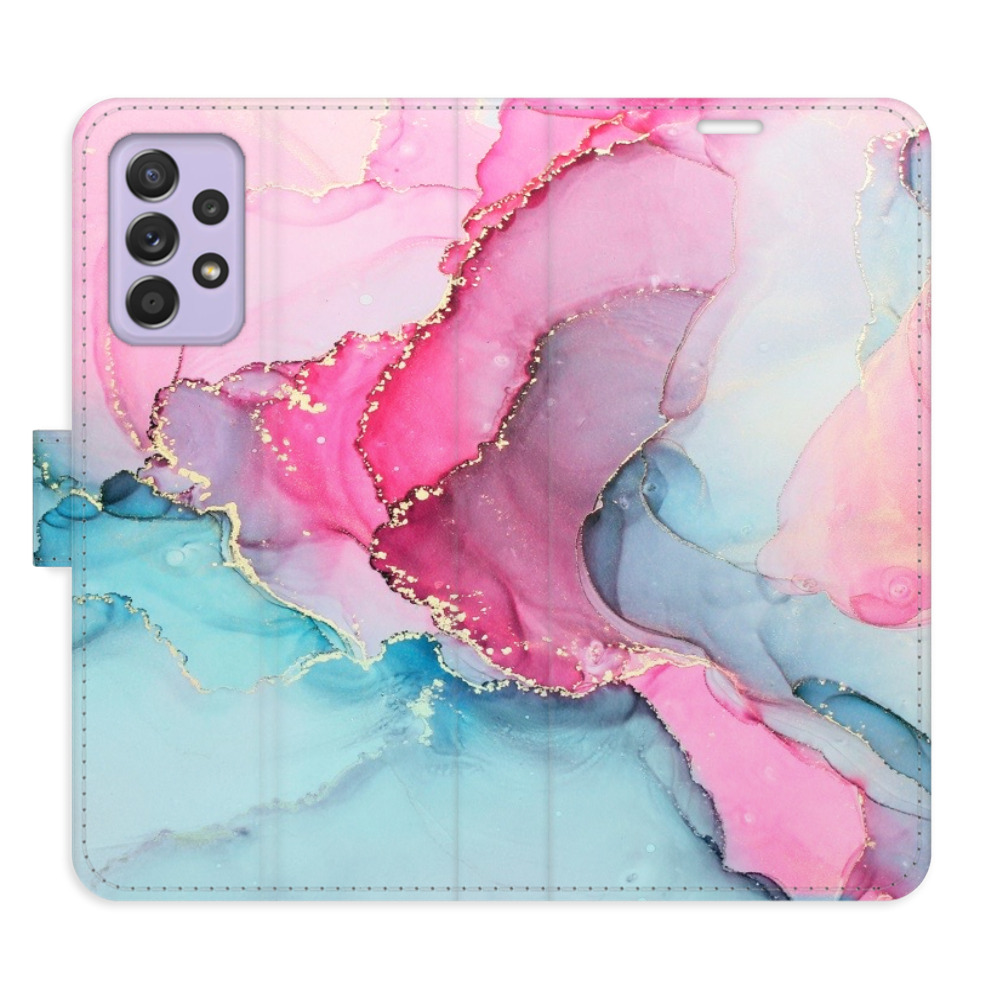 Flipové puzdro iSaprio - PinkBlue Marble - Samsung Galaxy A52 / A52 5G / A52s