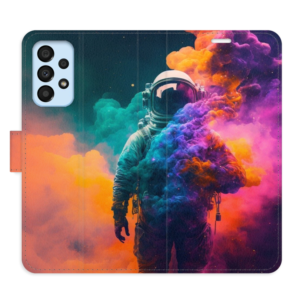 Flipové puzdro iSaprio - Astronaut in Colours 02 - Samsung Galaxy A33 5G