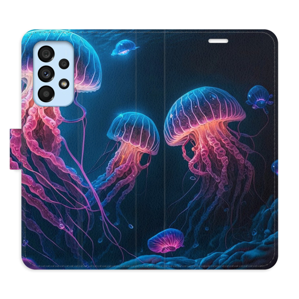 Flipové puzdro iSaprio - Jellyfish - Samsung Galaxy A53 5G