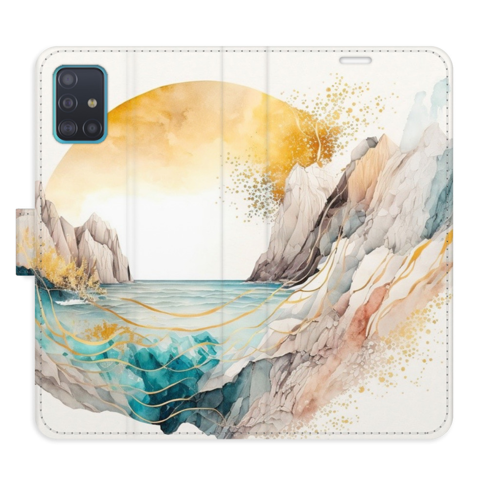 Flipové puzdro iSaprio - Winter in the Mountains - Samsung Galaxy A51