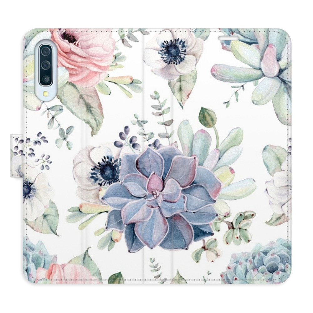 Flipové puzdro iSaprio - Succulents - Samsung Galaxy A50