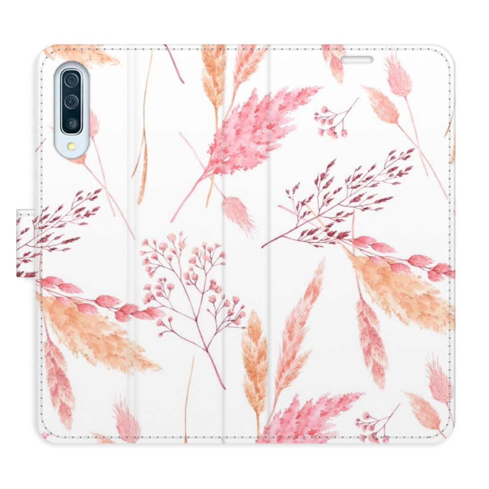 Flipové puzdro iSaprio - Ornamental Flowers - Samsung Galaxy A50