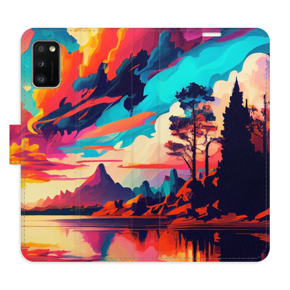 Flipové puzdro iSaprio - Colorful Mountains 02 - Samsung Galaxy A41