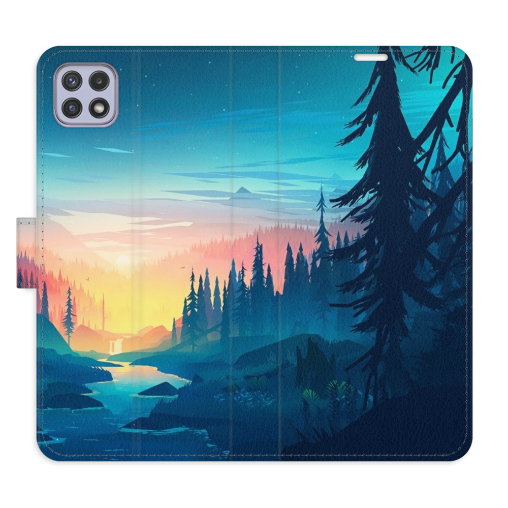 Flipové puzdro iSaprio - Magical Landscape - Samsung Galaxy A22 5G
