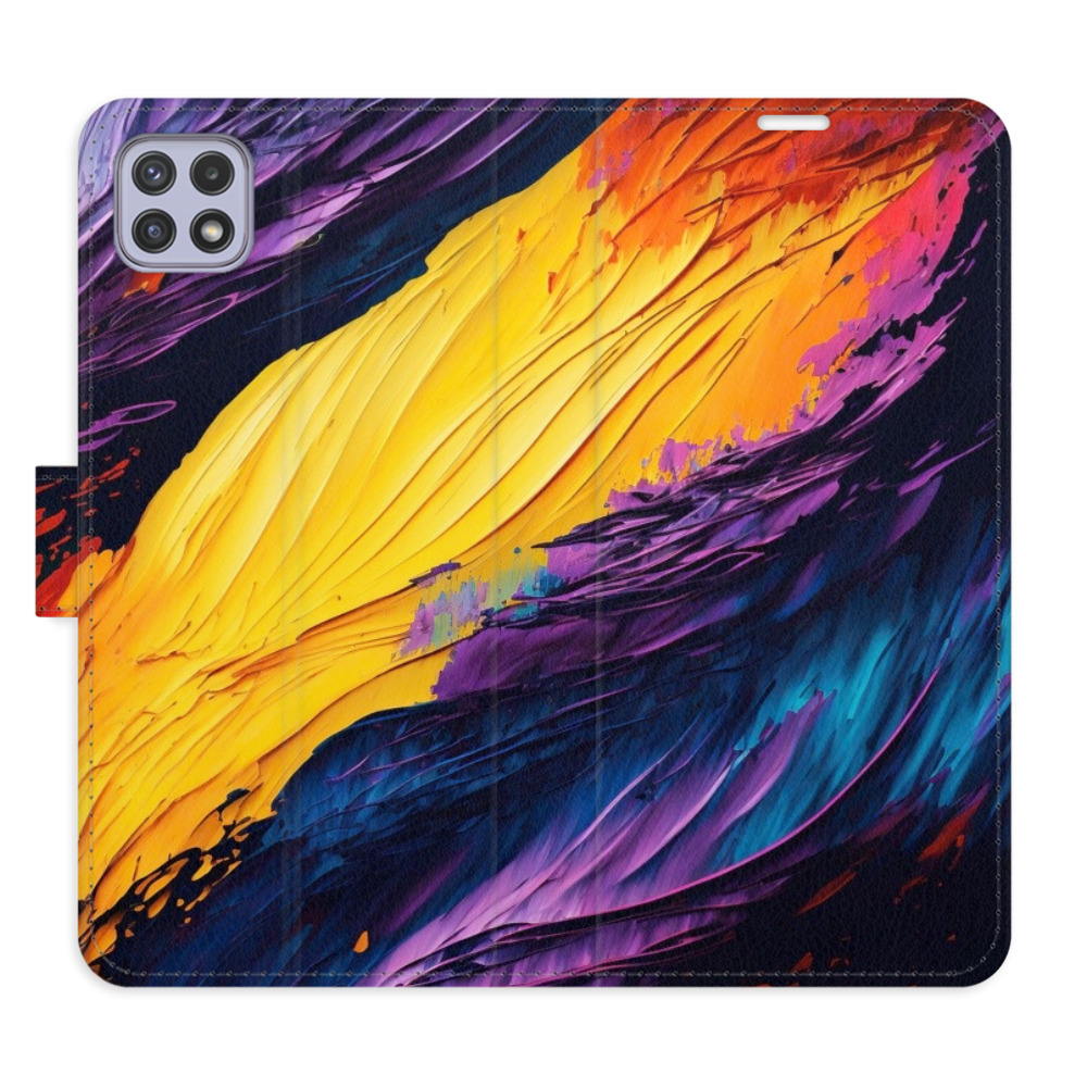 Flipové puzdro iSaprio - Fire Paint - Samsung Galaxy A22 5G
