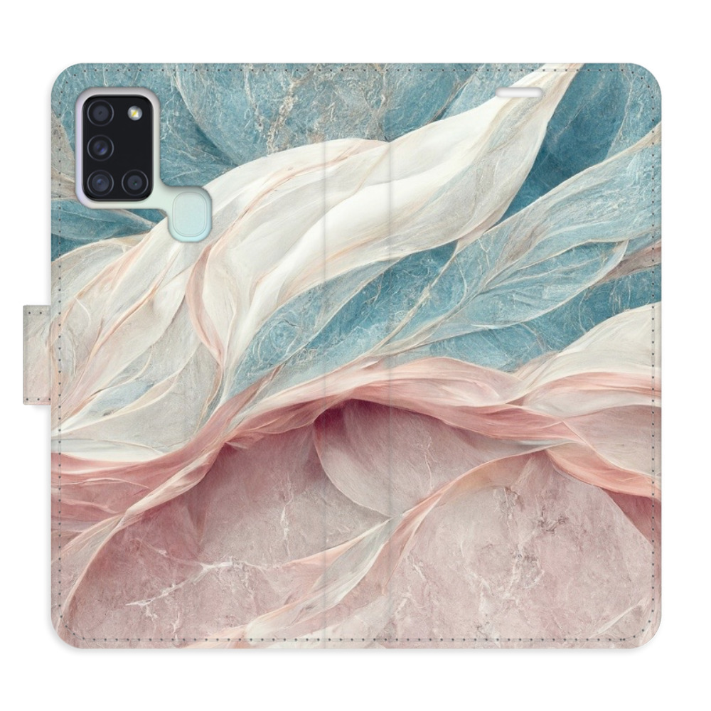 Flipové puzdro iSaprio - Old Leaves 03 - Samsung Galaxy A21s