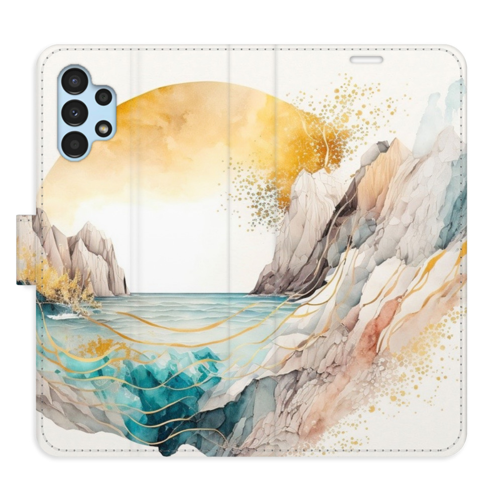 Flipové puzdro iSaprio - Winter in the Mountains - Samsung Galaxy A13 / A13 5G