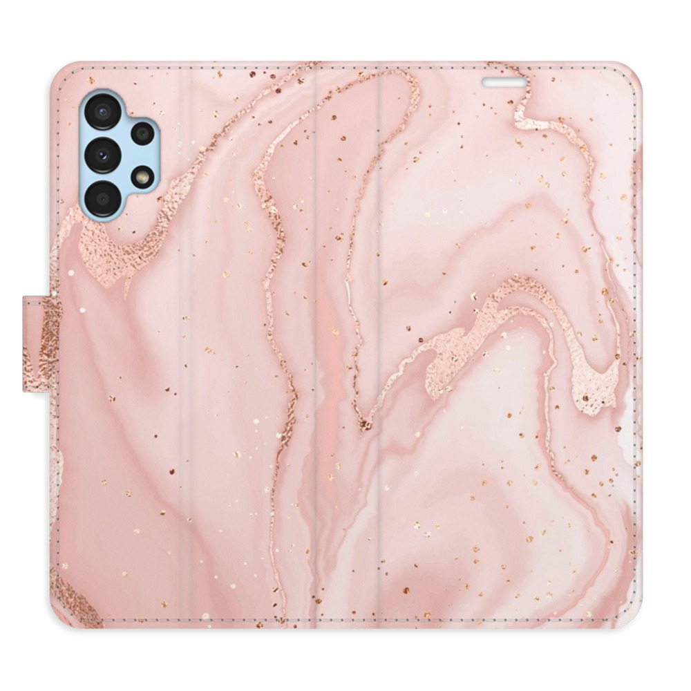 Flipové puzdro iSaprio - RoseGold Marble - Samsung Galaxy A13 / A13 5G