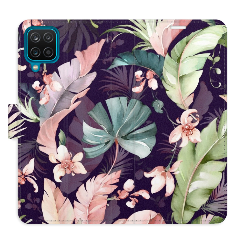 Flipové puzdro iSaprio - Flower Pattern 08 - Samsung Galaxy A12